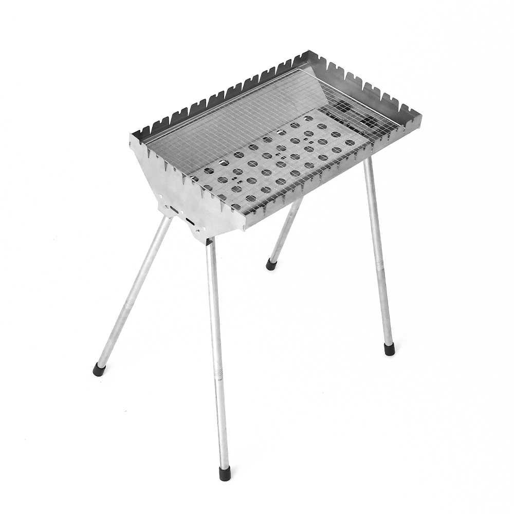 Nerezový rozšířený běžný grilovací gril
